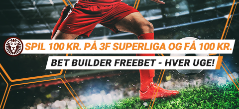 100 kr freebet på Superligaen hos LeoVegas - hver uge